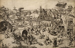 La fiera di San Giorgio da Pieter Bruegel the Elder